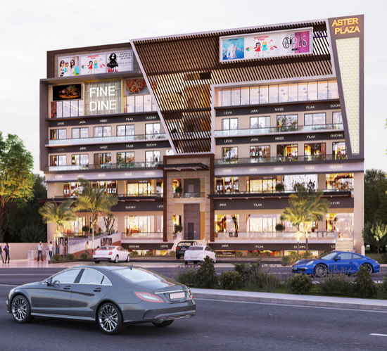  Showroom 1350 Sq.ft. for Rent in Airport Road, Zirakpur