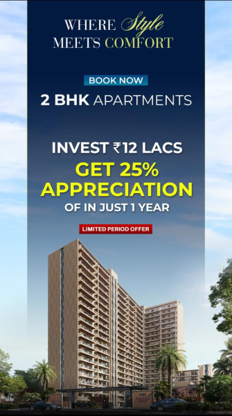 2 BHK 1061 Sq.ft. Apartment for Sale in Patiala Road, Zirakpur