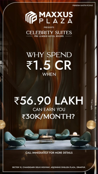  517 Sq.ft. Business Center for Sale in Airport Road, Zirakpur