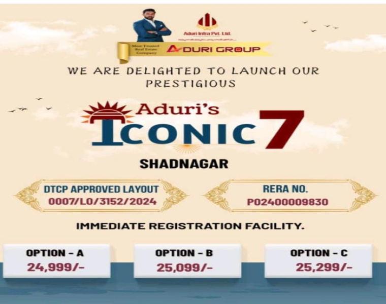  200 Sq. Yards Residential Plot for Sale in Shadnagar, Hyderabad