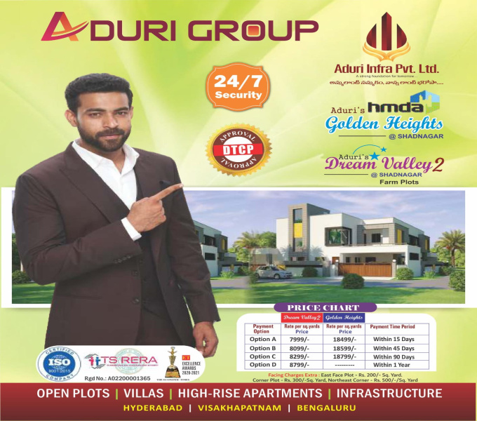  121 Sq. Yards Residential Plot for Sale in Shadnagar, Hyderabad
