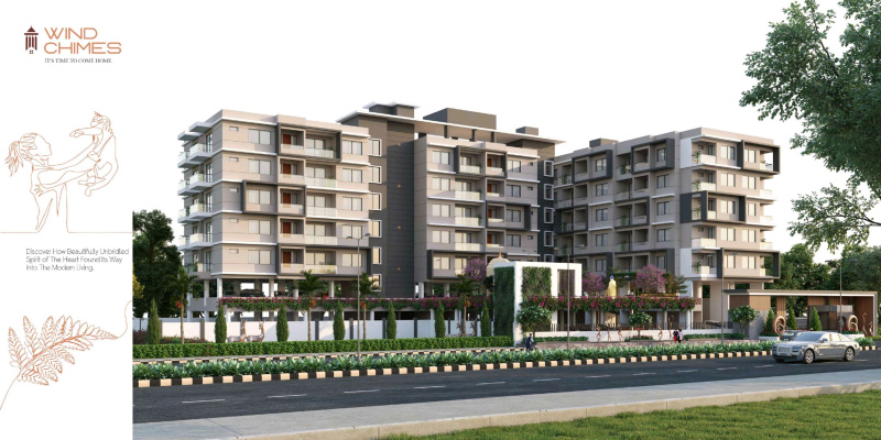 2 BHK Apartment 1175 Sq.ft. for Sale in Saddu, Raipur