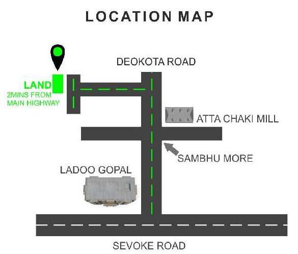  Residential Plot 1800 Sq.ft. for Sale in Salugara, Siliguri