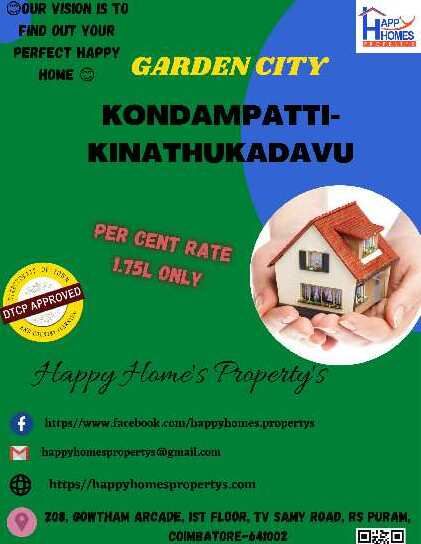  Industrial Land 600 Sq.ft. for Sale in Kinathukadavu, Coimbatore