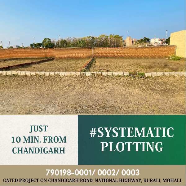  Residential Plot 100 Sq.ft. for Sale in Kurali, Mohali