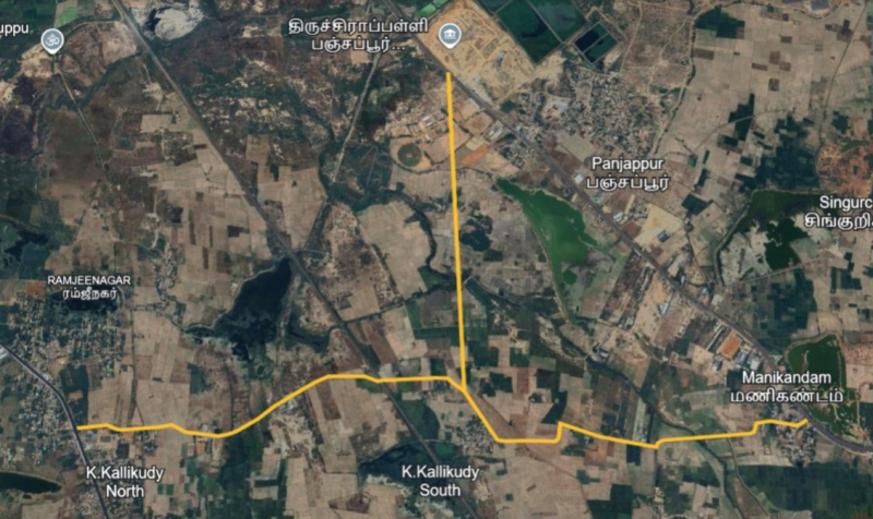  Residential Plot 1200 Sq.ft. for Sale in Panjapur, Tiruchirappalli