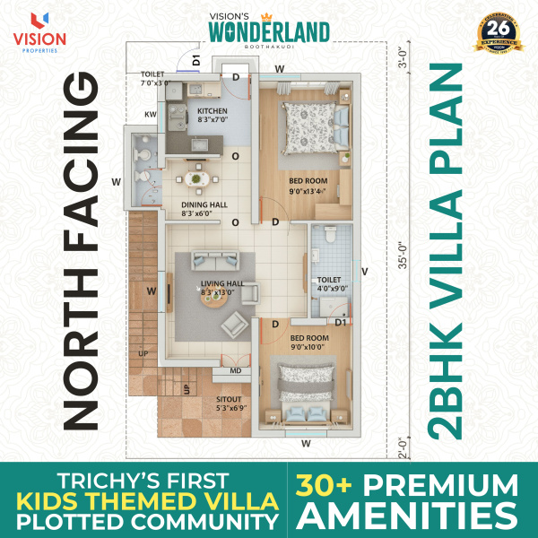 2 BHK 750 Sq.ft. House for Sale in Fathima Nagar, Tiruchirappalli