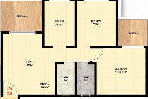 2 BHK Flat for Sale in Katrap, Badlapur, Thane