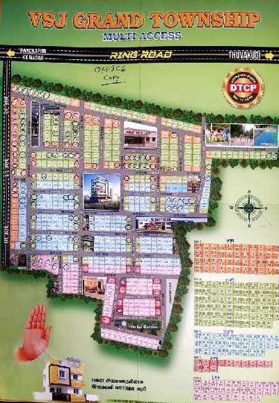  Residential Plot 2400 Sq.ft. for Sale in Mathur, Tiruchirappalli