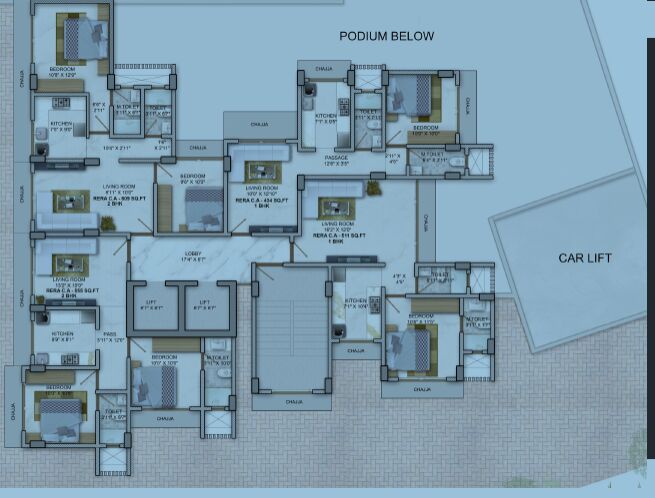 1 BHK Apartment 348 Sq.ft. for Sale in Goregaon, Mumbai