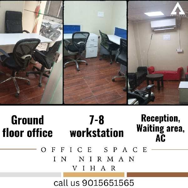  Office Space 400 Sq.ft. for Rent in Nirman Vihar, Delhi