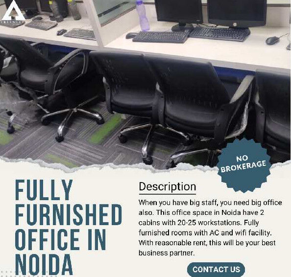  Office Space 1000 Sq.ft. for Rent in Block A, Sector 16 Noida