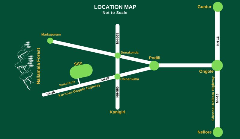  Agricultural Land 1 Acre for Sale in Podili, Prakasam