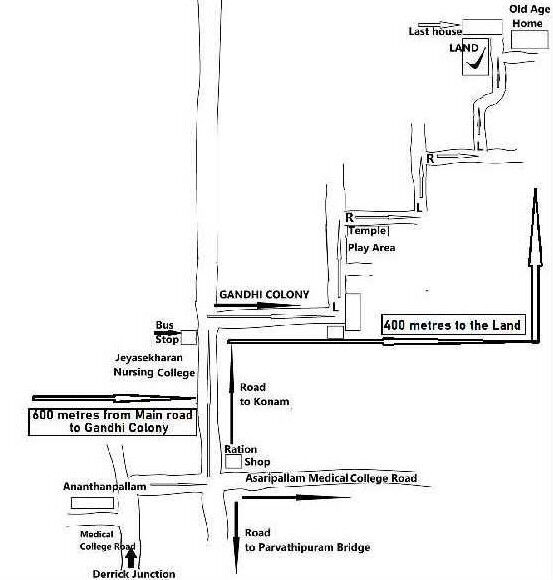 Residential Plot 5 Cent for Sale in Nagercoil, Kanyakumari