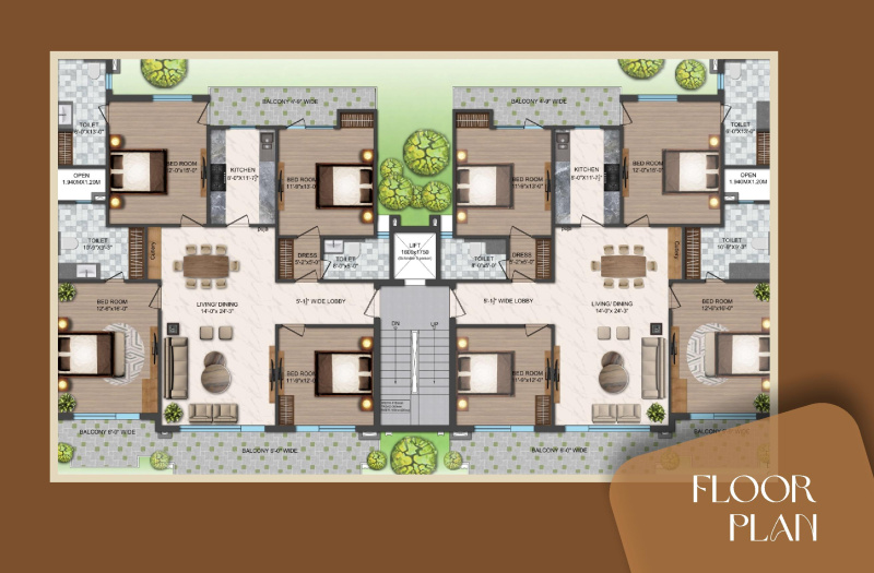 4 BHK Builder Floor 1966 Sq.ft. for Sale in Sector 84 Faridabad