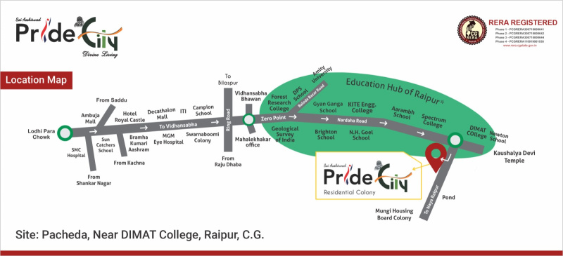  Commercial Land 16800 Sq.ft. for Sale in Vidhan Sabha Road, Raipur