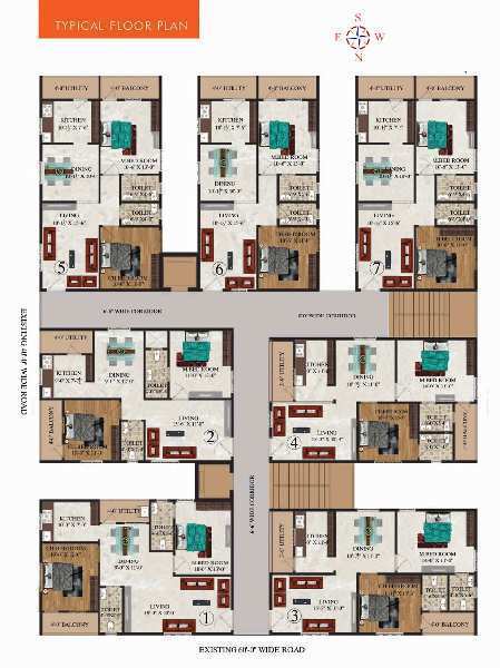 2 BHK Apartment 1060 Sq.ft. for Sale in Achutapuram, Visakhapatnam