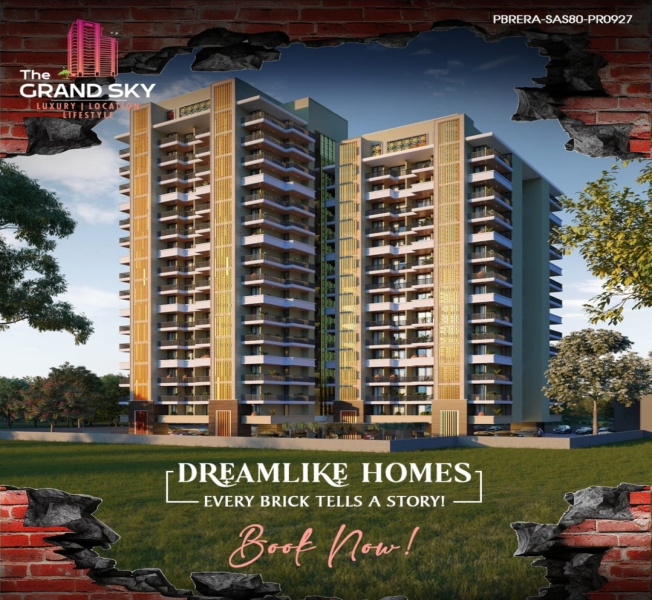 3 BHK Apartment 1800 Sq.ft. for Sale in Kharar, Mohali