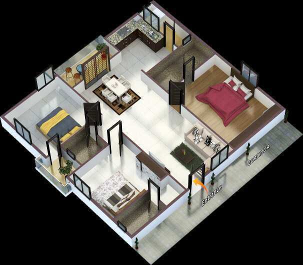 3 BHK Apartment 1670 Sq.ft. for Sale in Kompally, Hyderabad