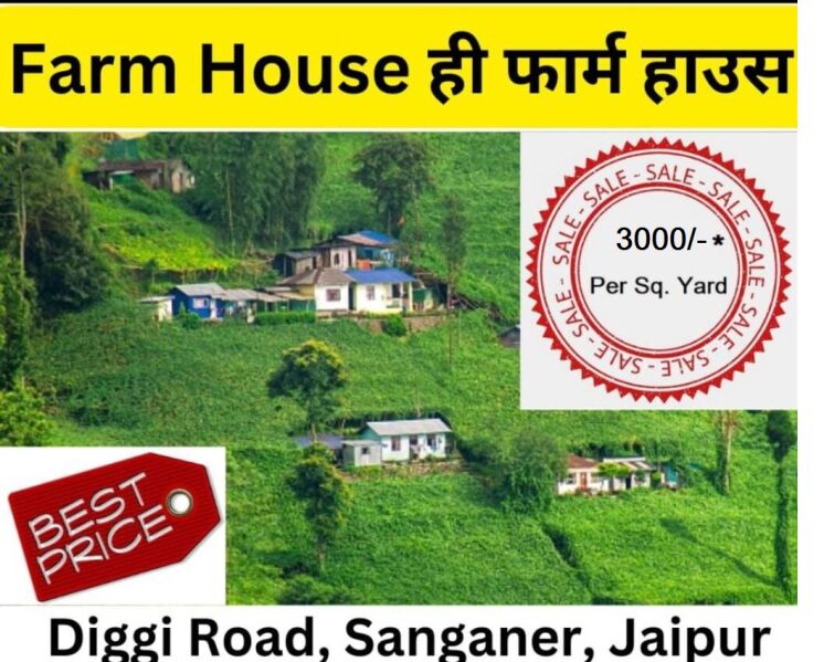  Agricultural Land 1500 Sq. Yards for Sale in Sanganer, Jaipur