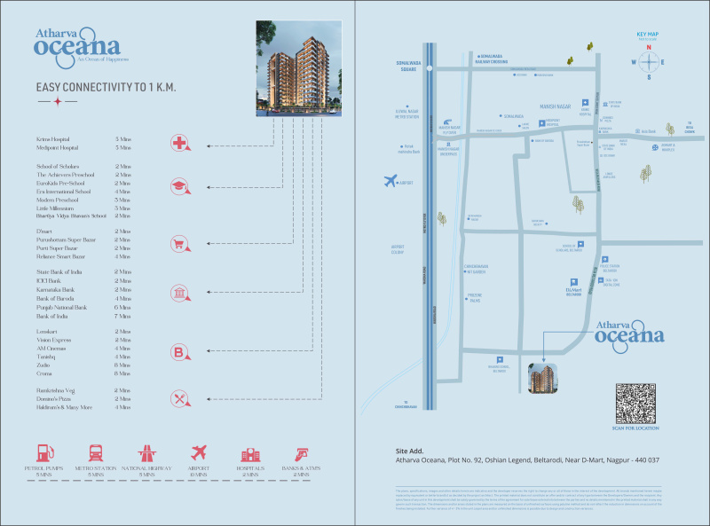 3 BHK 1450 Sq.ft. Apartment for Sale in Bel Tarodi, Nagpur