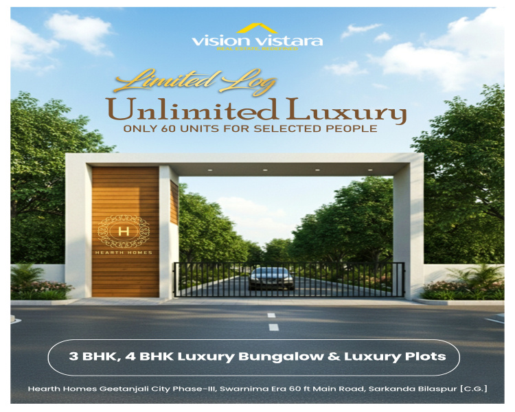  1000 Sq.ft. Residential Plot for Sale in Geetanjali City, Bilaspur