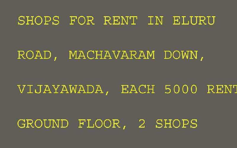 Commercial Shop 132 Sq.ft. for Rent in Machavaram, Vijayawada