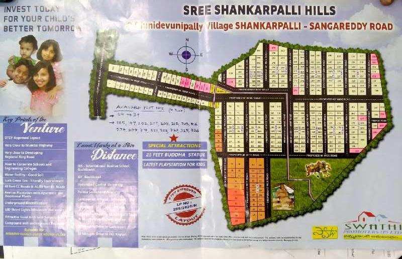 200 Sq. Yards Residential Plot for Sale in Shankarpally, Hyderabad