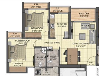 2 BHK Flat for Sale in Dombivli West, Thane