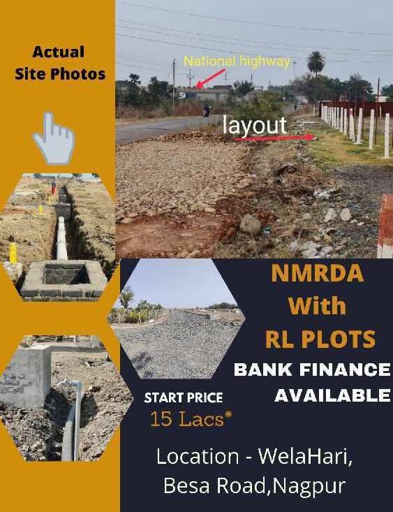  Residential Plot 1130 Sq.ft. for Sale in Velahari, Nagpur