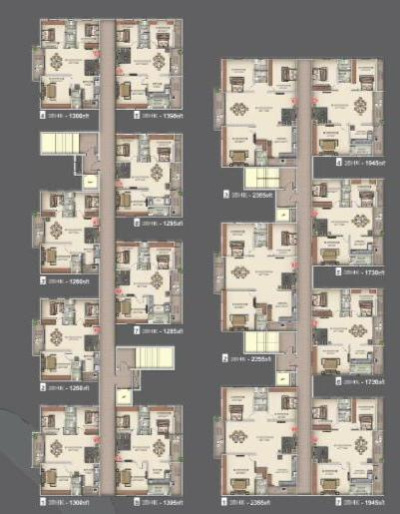 3 BHK 1650 Sq.ft. Apartment for Sale in Bowrampet, Hyderabad