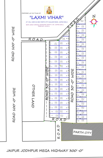  Residential Plot 100 Sq. Yards for Sale in Jhotwara, Jaipur