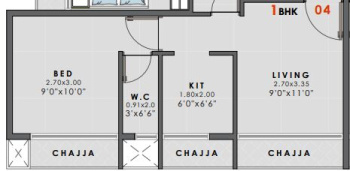 1 BHK Builder Floor for Sale in Pushpak Nagar, Navi Mumbai
