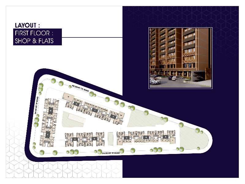 3 BHK Apartment 1611 Sq.ft. for Sale in Ranip, Ahmedabad