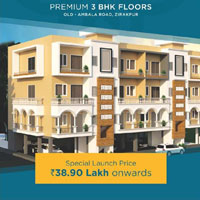 3 BHK Flat for Sale in Old Ambala Road, Dhakoli, Zirakpur