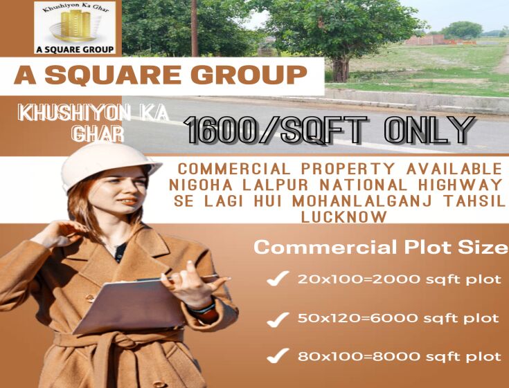  Commercial Land 6000 Sq.ft. for Sale in Nigoha, Lucknow
