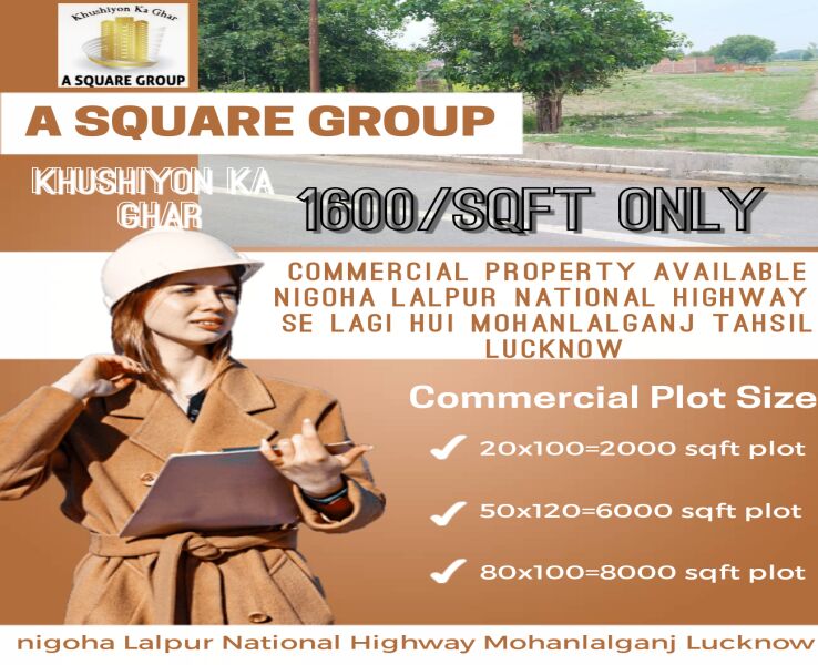  Commercial Land 2000 Sq.ft. for Sale in Nigoha, Lucknow