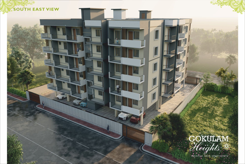 3 BHK Apartment 1070 Sq.ft. for Sale in Officers Colony, Raichur