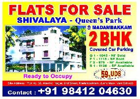 2 BHK Flat for Sale in Madambakkam, Chennai