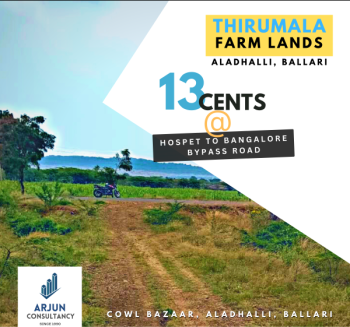  Agricultural Land for Sale in Belgal Road, Bellary