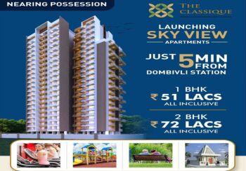 1 BHK Flat for Sale in Dombivli East, Thane