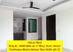 2 BHK Flat for Rent in Chattarpur, Delhi