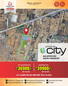  Residential Plot for Sale in Ajmer Road, Jaipur