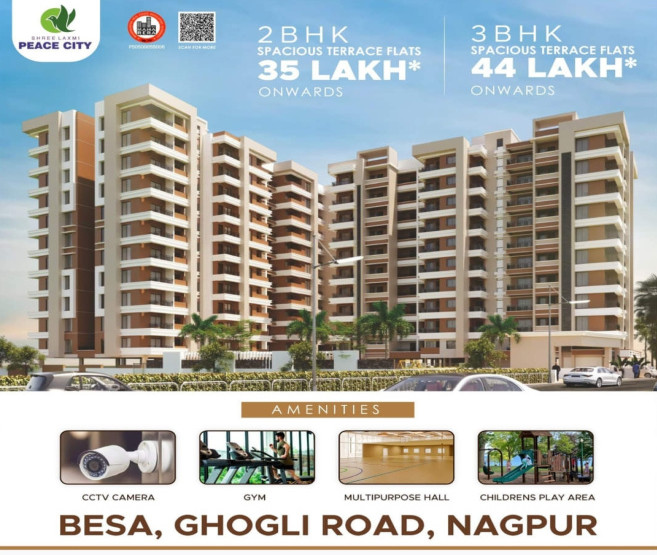 2 BHK Apartment 800 Sq.ft. for Sale in Gotal Panjari, Nagpur