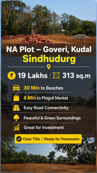  3 Guntha Residential Plot for Sale in Kudal, Sindhudurg