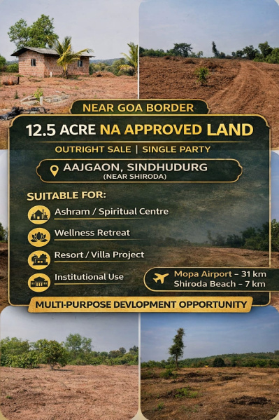  50700 Sq. Meter Residential Plot for Sale in Sawantwadi, Sindhudurg