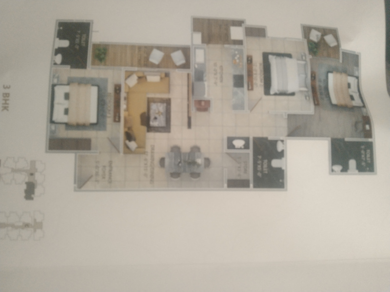 2 BHK Apartment 1060 Sq.ft. for Sale in Besa, Nagpur