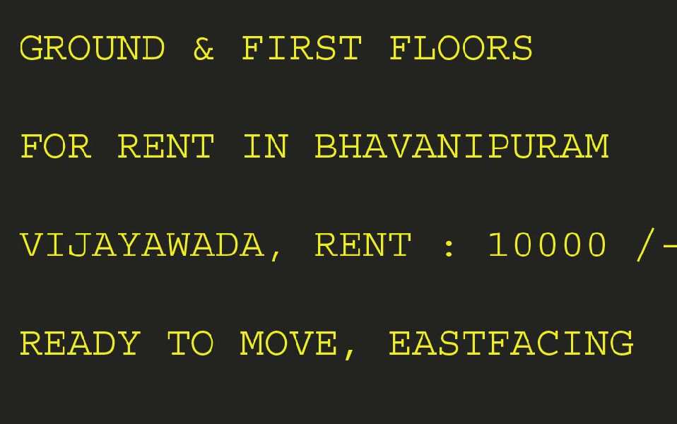 2 BHK House 900 Sq.ft. for Rent in Bhavanipuram, Vijayawada
