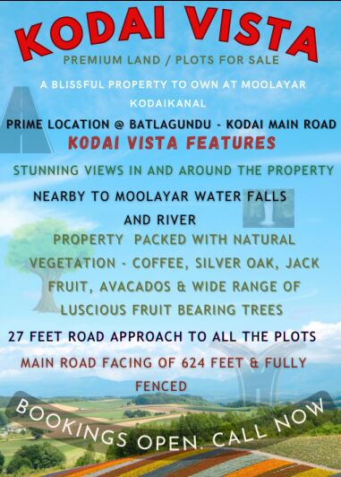  Agricultural Land 23 Cent for Sale in Pannaikadu, Kodaikanal