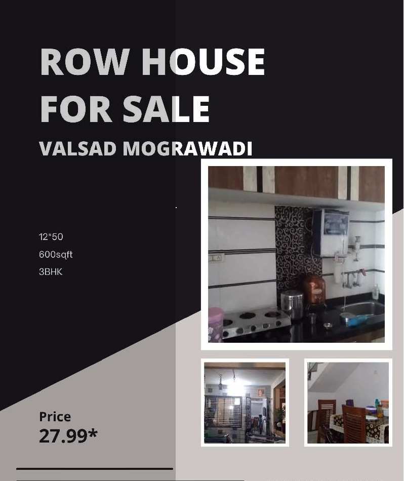 3 BHK House 1200 Sq.ft. for Sale in Mogravadi, Valsad